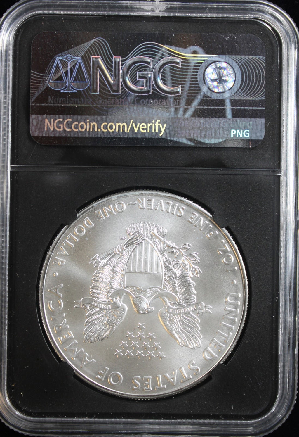 2019 Silver Eagle NGC MS70 Charlie Duke Signed
