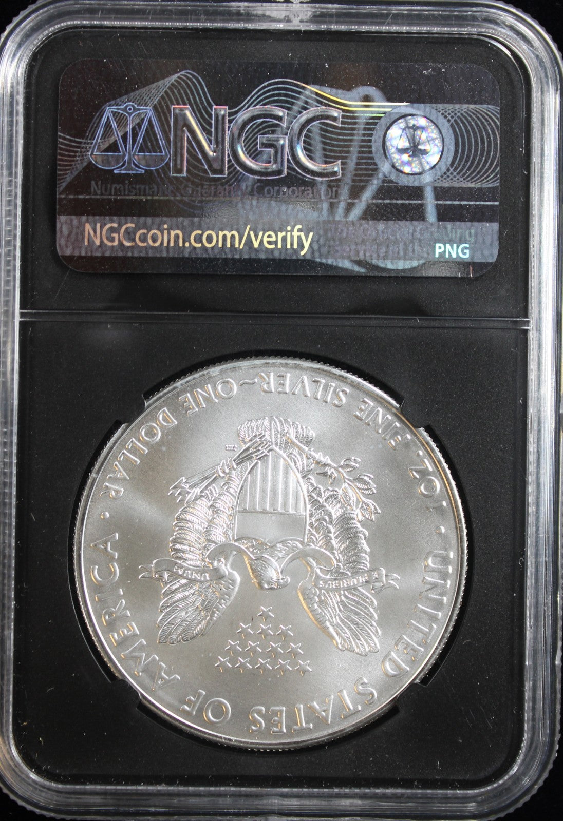 2019 Silver Eagle NGC MS70 Charlie Duke Signed