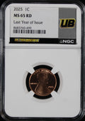 2025 Lincoln Cent NGC MS65 RD