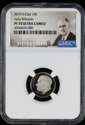 2019-S Proof Roosevelt Dime 10c NGC PF70 UCAM Ultra Cameo