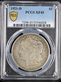 1921-D $1 Morgan PCGS XF45