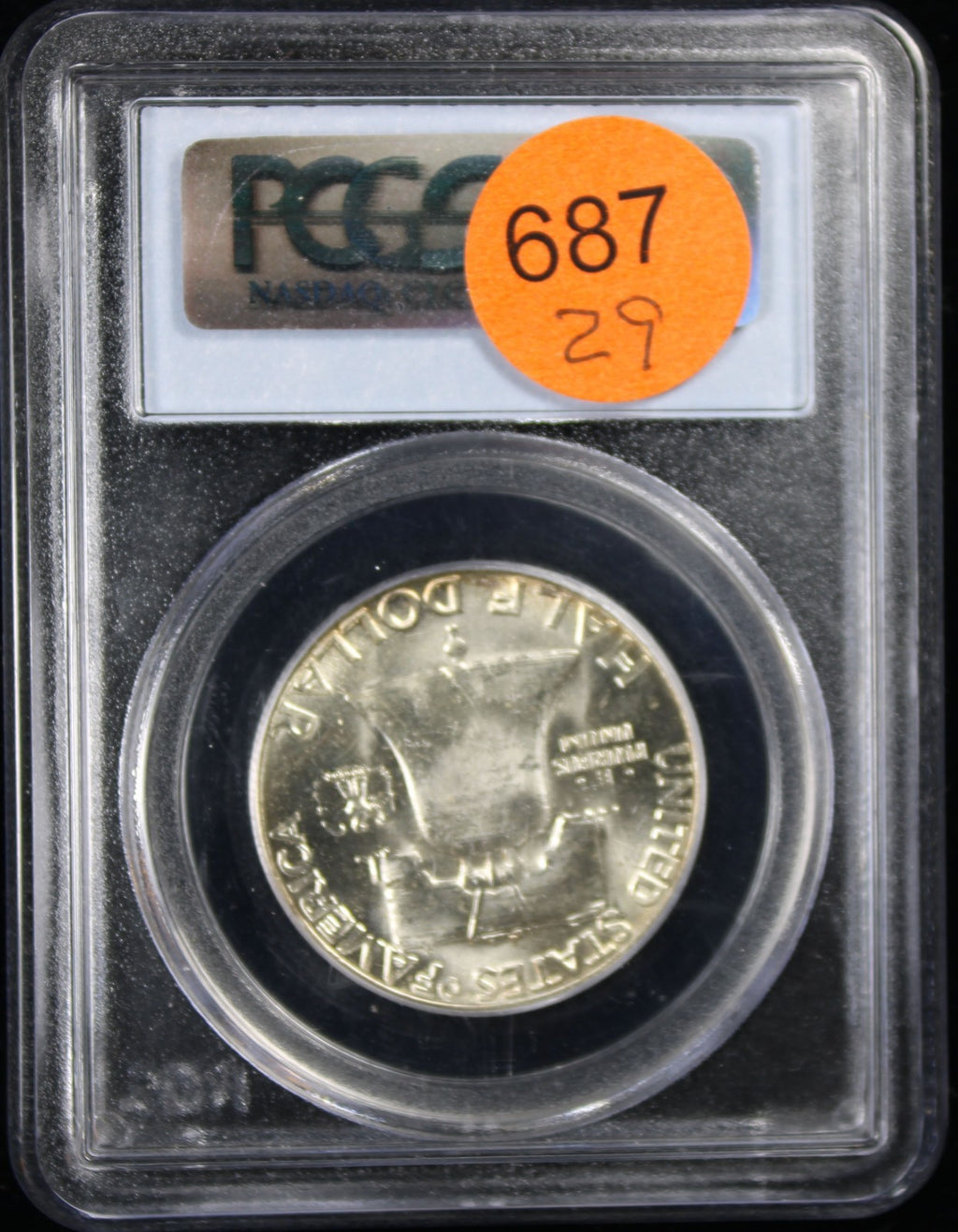 1957 Franklin Half Dollar 50c PCGS MS64 FBL