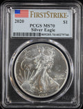 2020 Silver Eagle PCGS MS70 First Strike