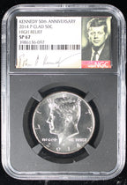 2014-P Kennedy Special Proof Half Dollar 50c NGC SP 67 High Relief