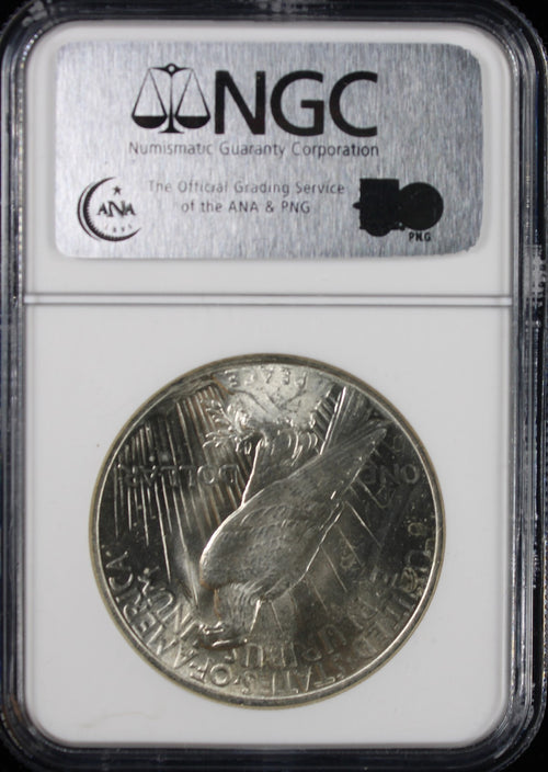 1922 Peace $1 NGC MS63
