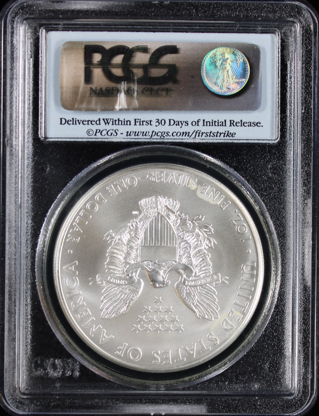2008 Silver Eagle PCGS MS70 First Strike