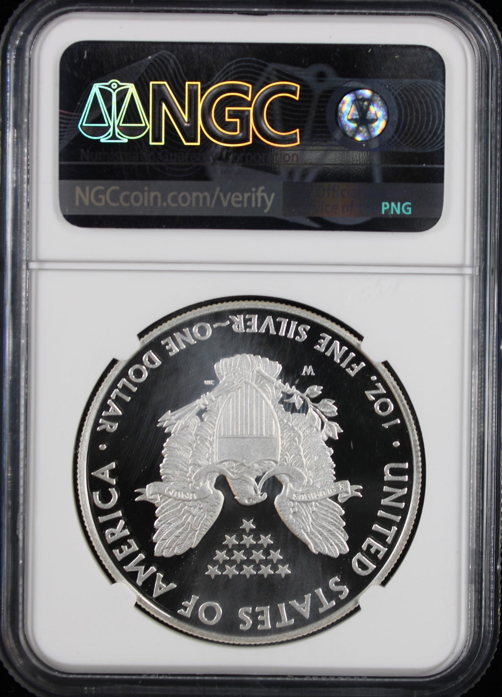 2010-W Silver Eagle NGC PR70UCAM Mercanti Signed