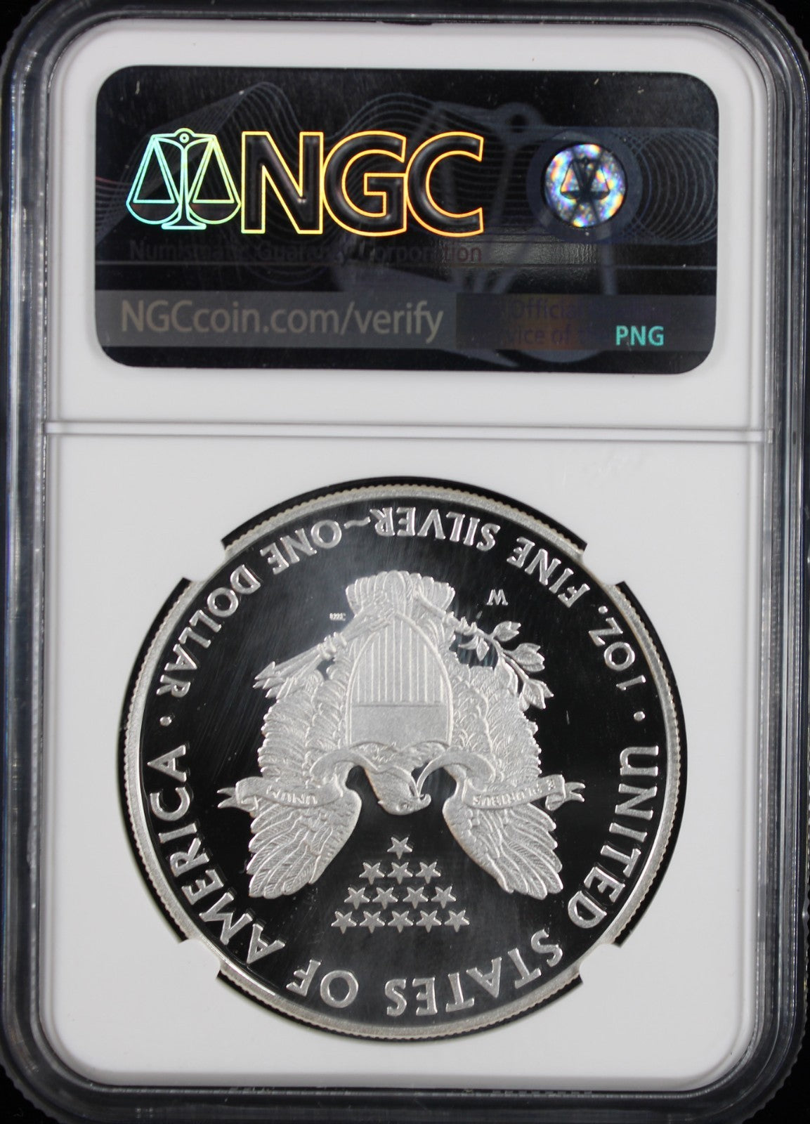 2010-W Silver Eagle NGC PR70UCAM Mercanti Signed