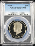 1980-S Kennedy Proof Half Dollar 50c PCGS PR69 Deep Cameo