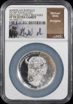 2014 $1 Tuvalu American Buffalo PF70 Ultra Cameo Early Releases