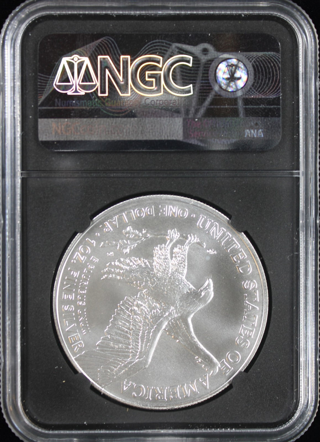 2021 Silver Eagle NGC MS70 First Day of Issue Guadioso Signed Type 2