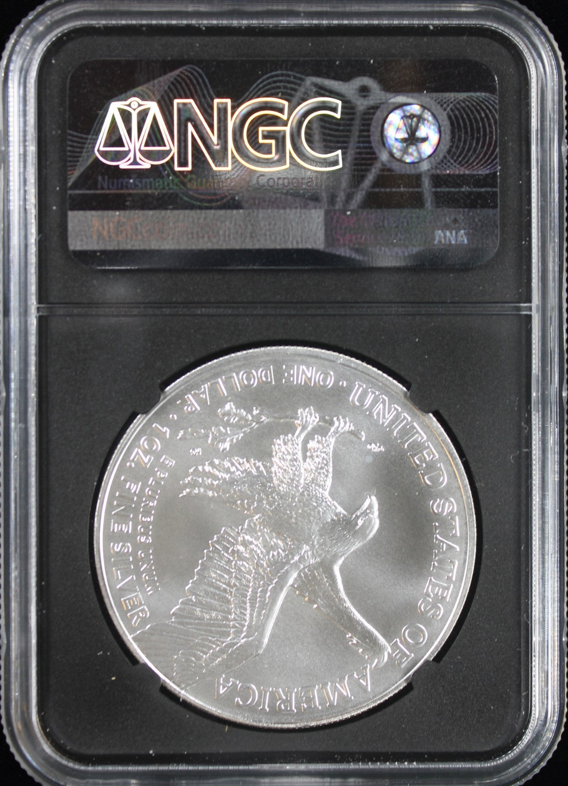 2021 Silver Eagle NGC MS70 First Day of Issue Guadioso Signed Type 2
