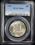 1955 Franklin Half Dollar 50c PCGS MS64