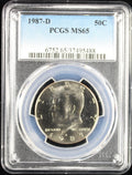 1987-D Kennedy Half Dollar 50c PCGS MS65