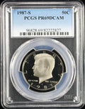 1987-S Kennedy Proof Half Dollar 50c PCGS PR69 Deep Cameo