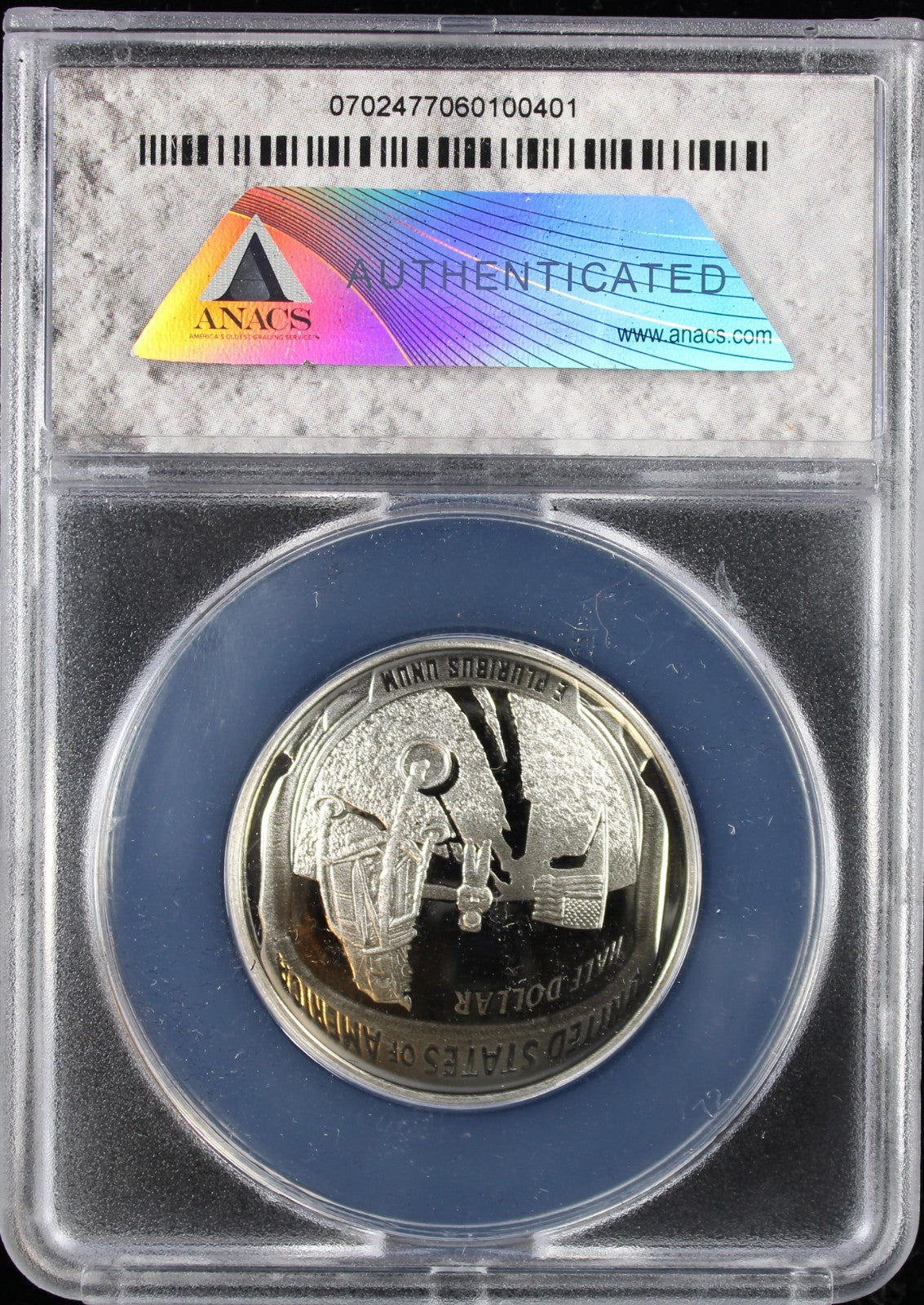 2019-S Apollo 11 50th Anniversary 50c ANACS PR70DCAM