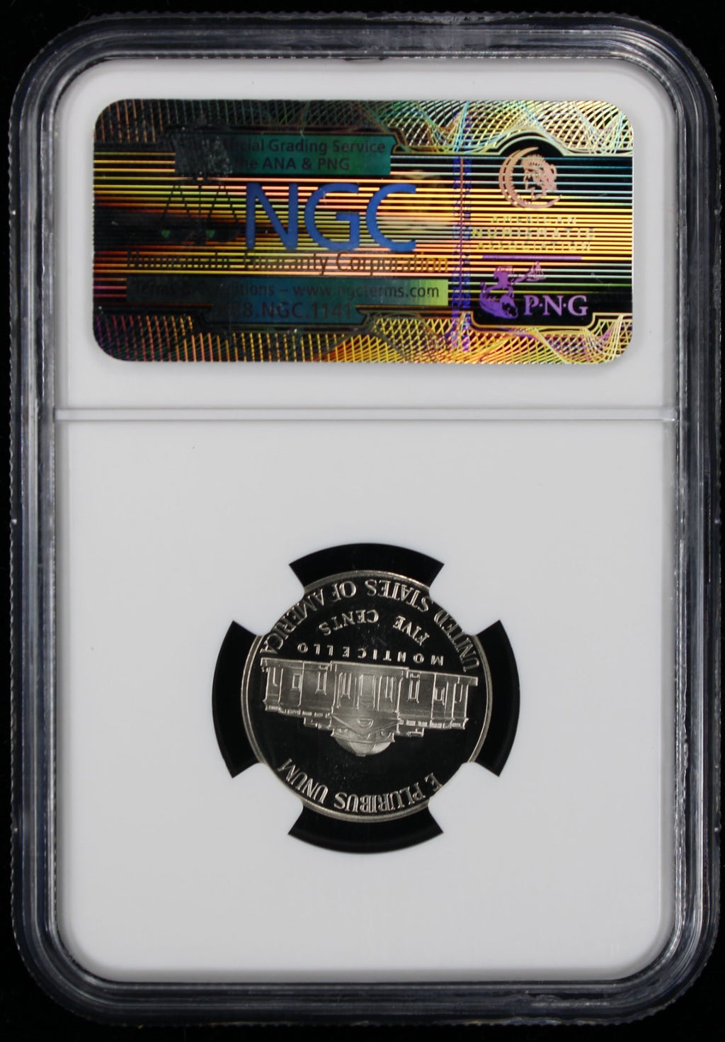 2008-S Jefferson Nickel 5c NGC PR70 Ultra Cameo