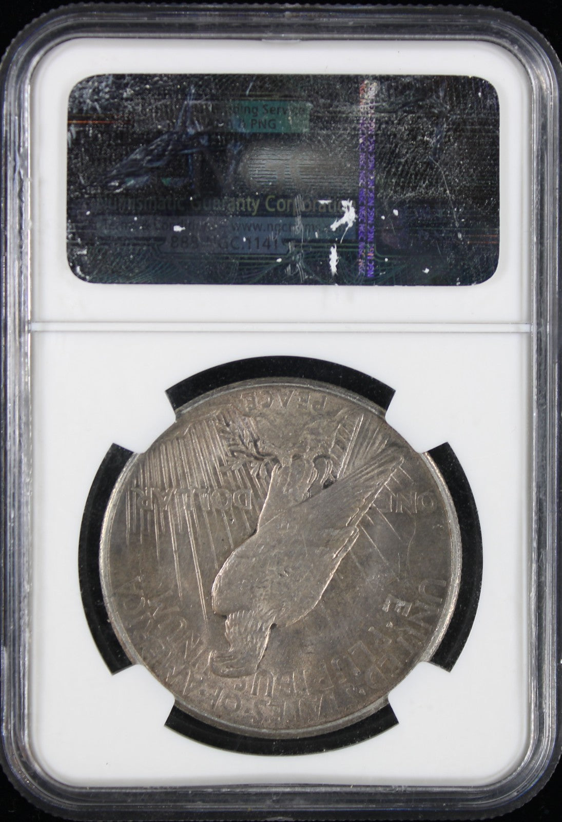 1921 Peace $1 NGC AU58