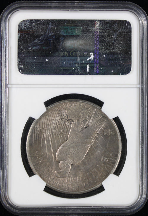 1921 Peace $1 NGC AU58