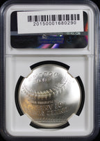 Chicago Cubs 2016 World Series Champions 2014 $1 Baseball Hall of Fame NGC MS70