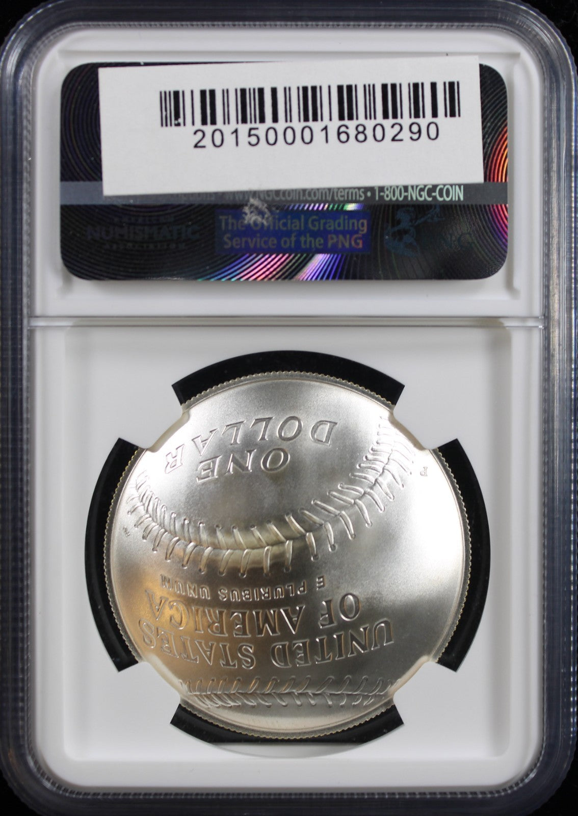 Chicago Cubs 2016 World Series Champions 2014 $1 Baseball Hall of Fame NGC MS70