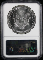 1989 Silver Eagle NGC MS70 Mercanti Label