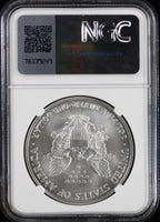 2002 Silver Eagle NGC MS70 Mercanti Signed