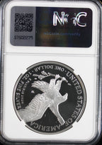 2024-W Silver Eagle NGC PF70UCAM Guadisoso Signed Advance Releases