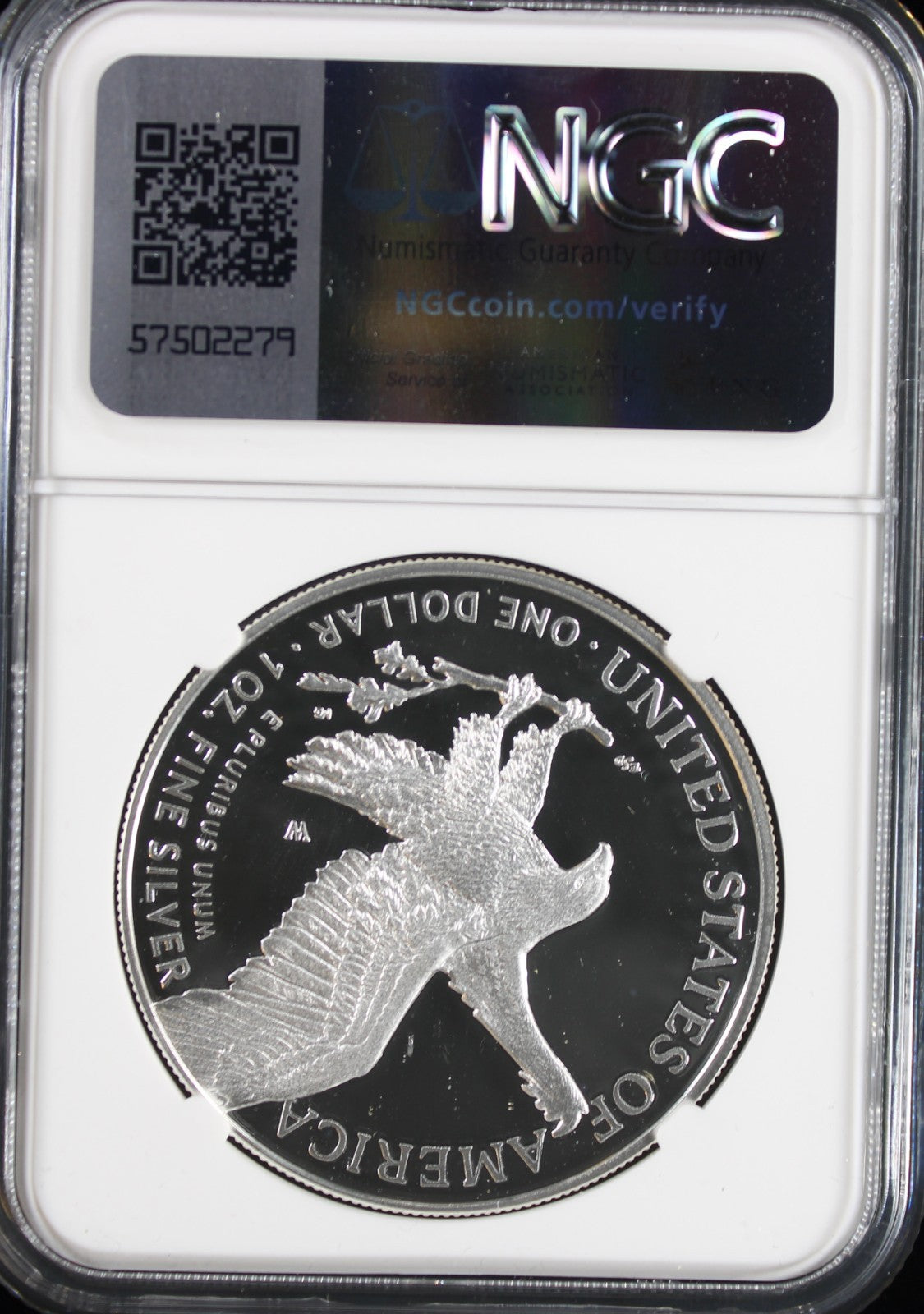 2024-W Silver Eagle NGC PF70UCAM Guadisoso Signed Advance Releases
