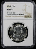 1962 Franklin Half Dollar 50c NGC MS64
