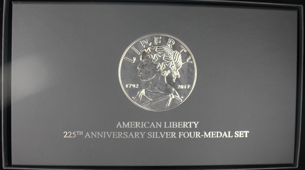 2017 Four Coin Liberty Set OGP