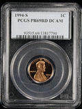 1994-S Proof Lincoln Cent 1c PCGS PR69 Rd RED Deep Cameo
