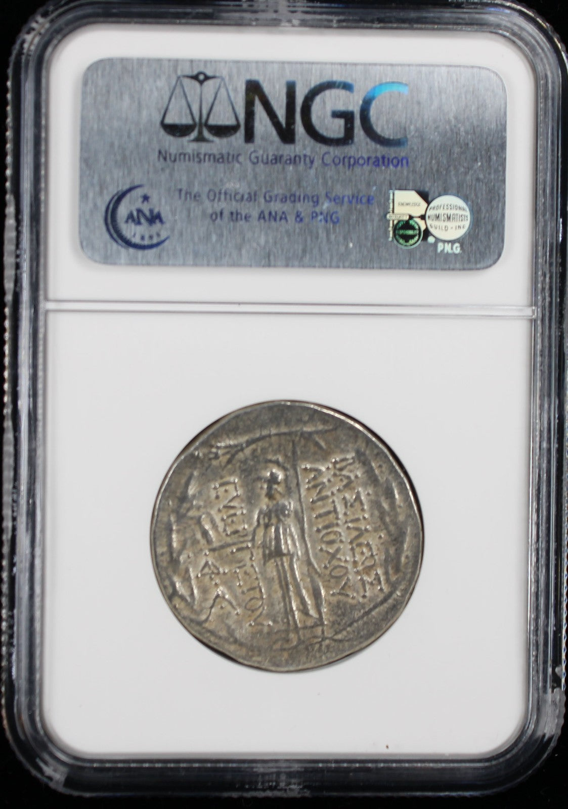 Greek Antiochus VII (138-129 BC) Tetradrachm NGC XF