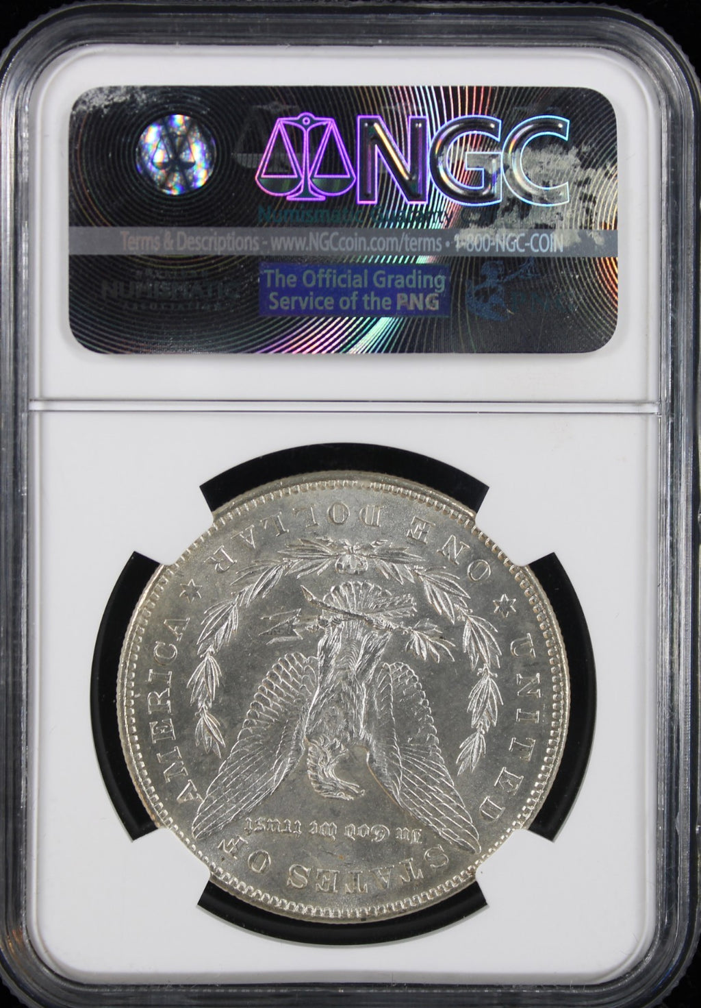 1878 7/8TF Weak $1 Morgan NGC MS63