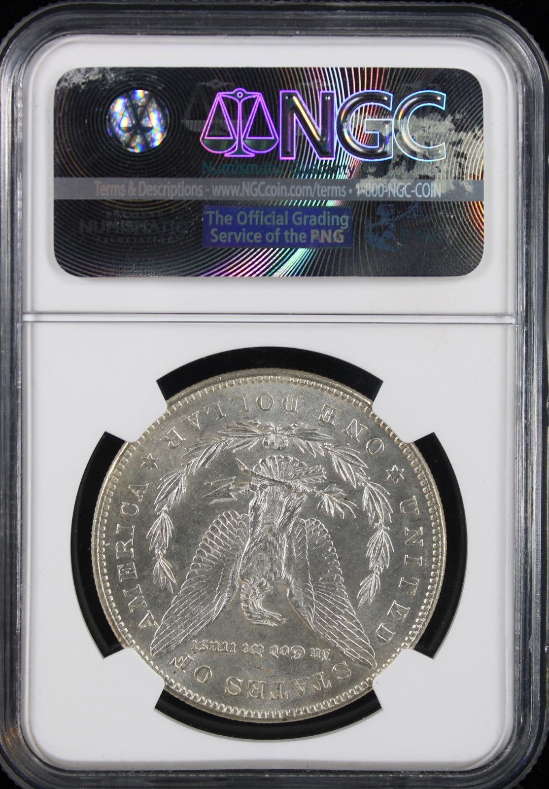 1878 7/8TF Weak $1 Morgan NGC MS63