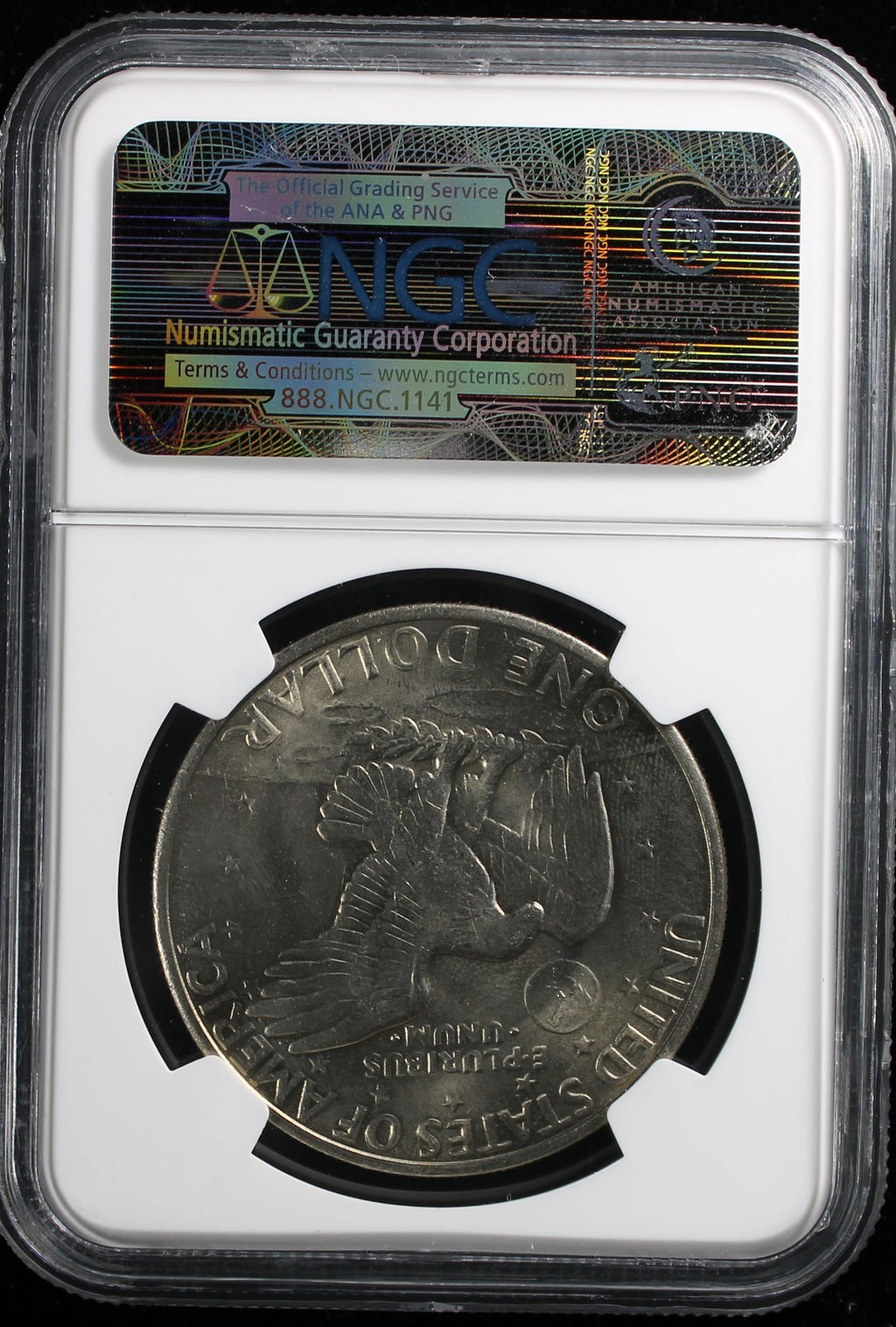 1971 Eisenhower Clad Dollar $1 NGC MS66