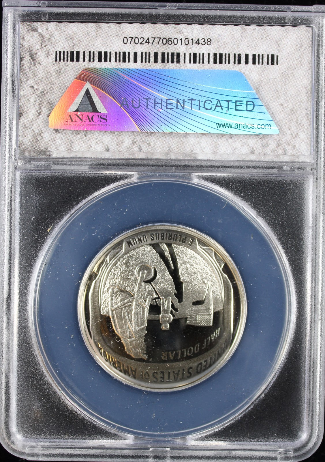 2019-S Apollo 11 50th Anniversary 50c ANACS PR70DCAM