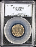 1938-D 5c Buffalo PCGS MS66