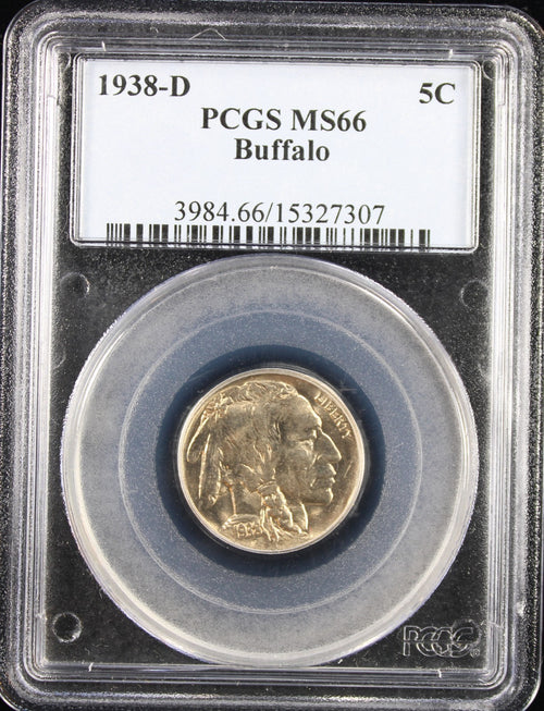 1938-D 5c Buffalo PCGS MS66