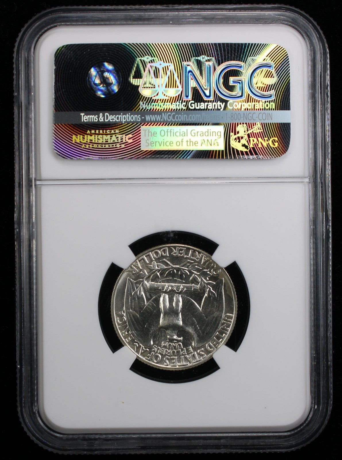 1940 Proof Washington Silver Quarter 25c NGC PF65