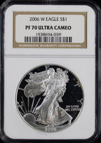 2006-W Silver Eagle NGC PF70UCAM
