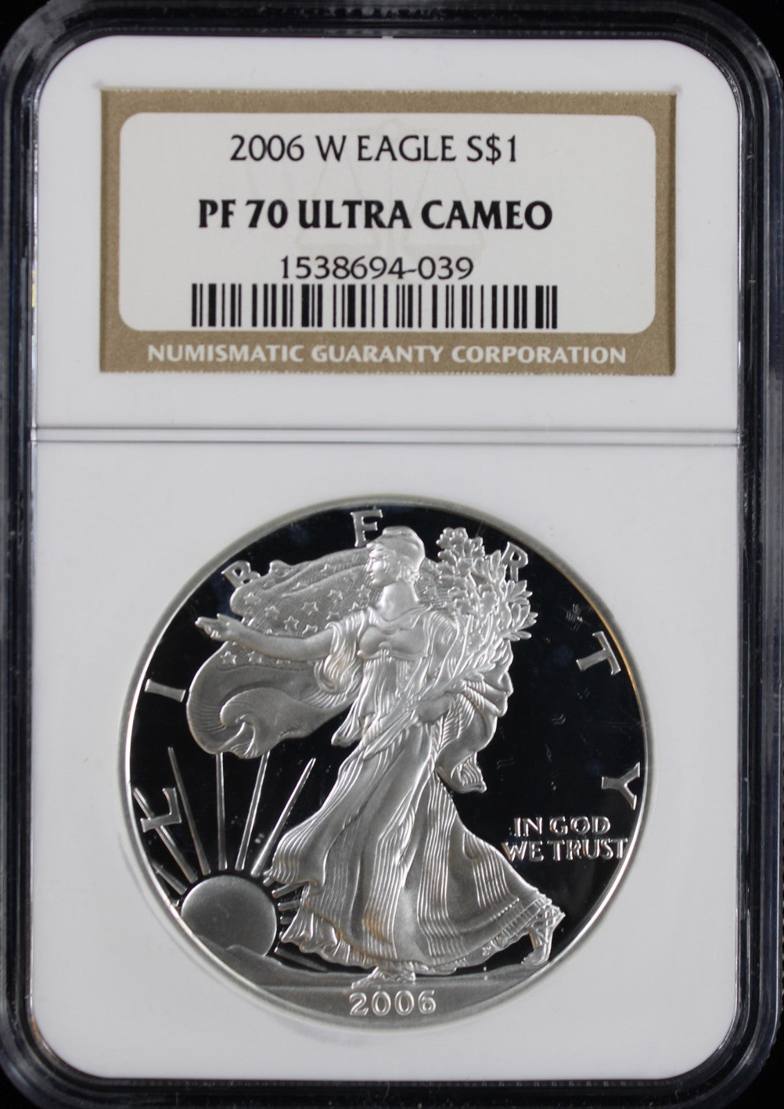2006-W Silver Eagle NGC PF70UCAM