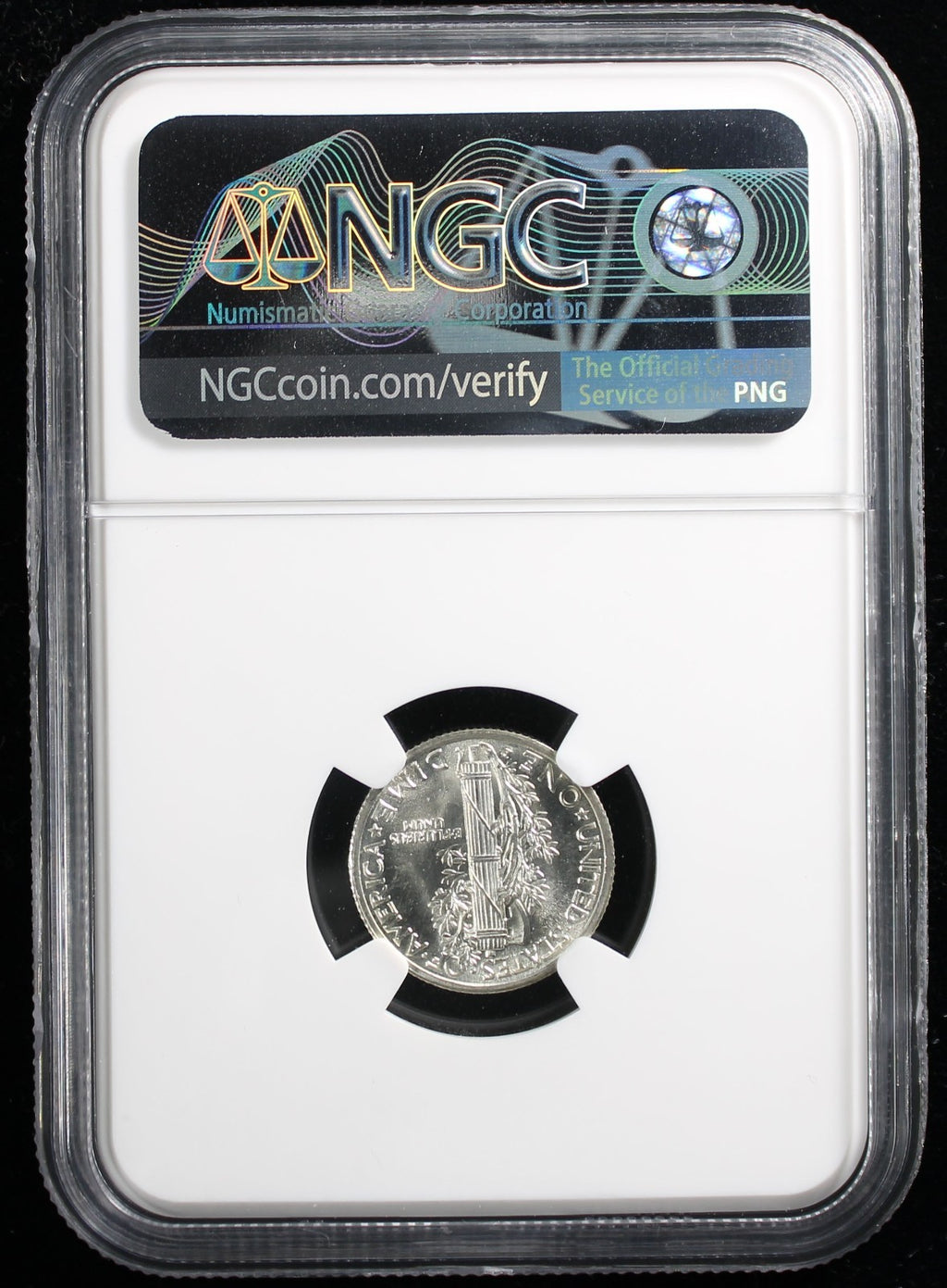 1938-D Mercury Dime 10c NGC MS65FB Full Bands