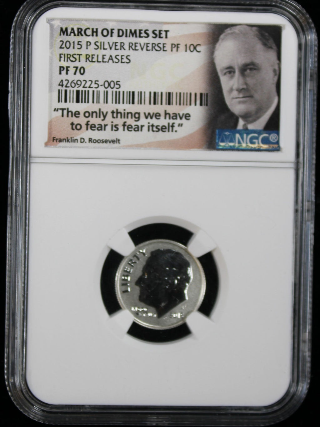 2015 March of Dimes Set NGC PF70 Ultra Cameo