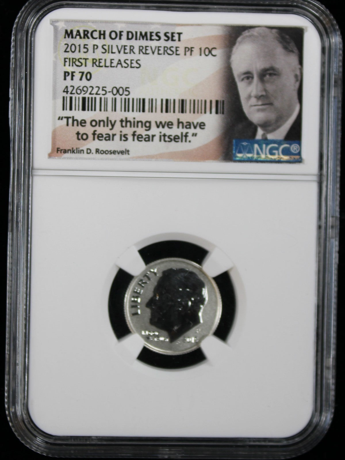 2015 March of Dimes Set NGC PF70 Ultra Cameo