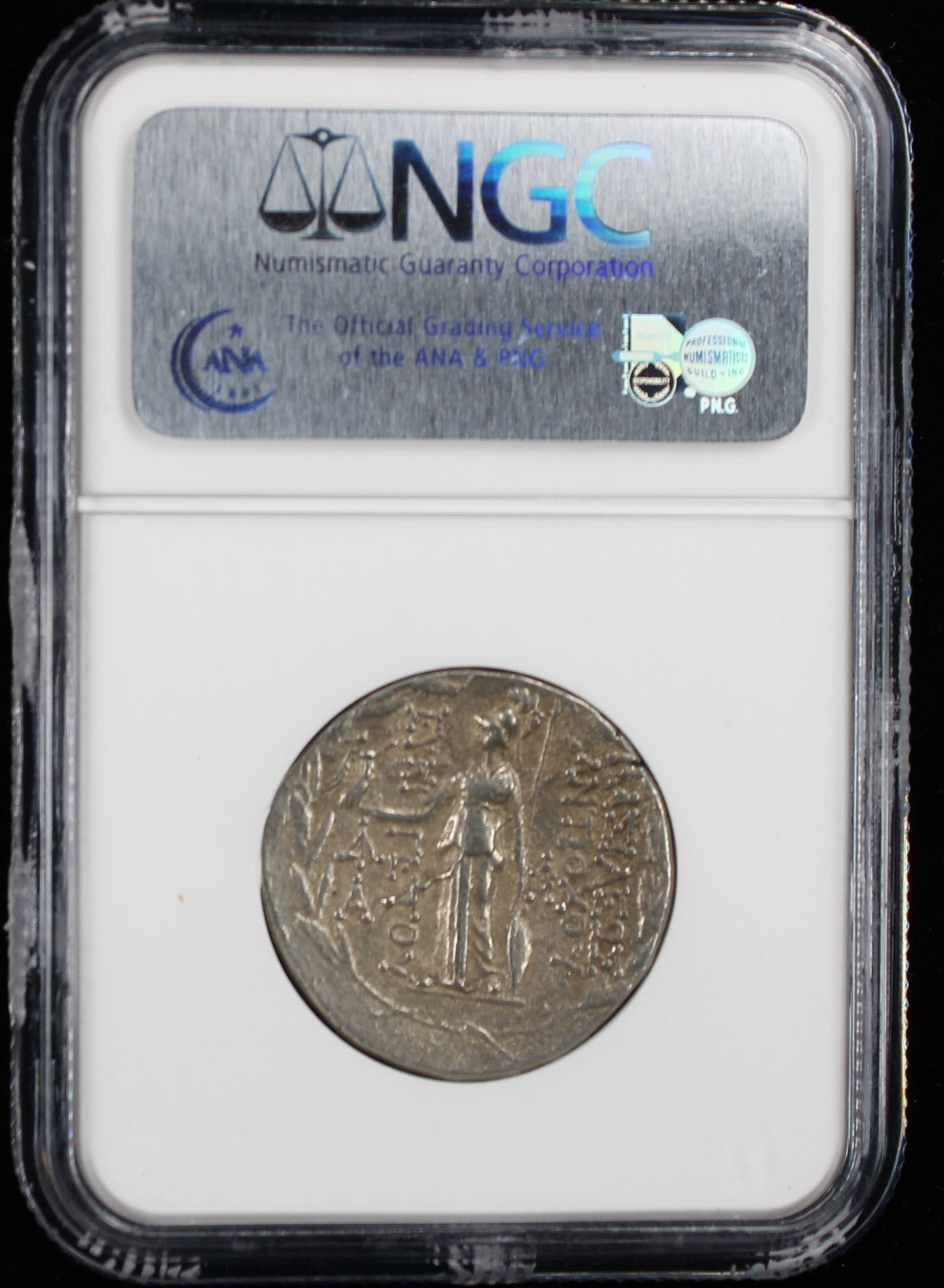 Greek Antiochus VII (138-129 BC) Tetradrachm NGC XF
