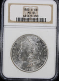 1882-S $1 Morgan NGC MS64