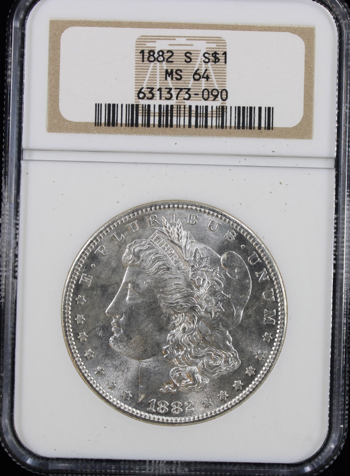 1882-S $1 Morgan NGC MS64