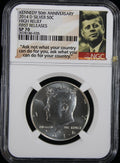 2014-D Kennedy Special Proof Half Dollar 50c NGC SP 70 High Relief