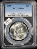 1955 Franklin Half Dollar 50c PCGS MS64